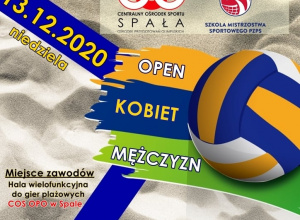 Zaproszenie na turniej siatkówki plażowej o Puchar Dyrektora NLO SMS PZPS w Spale.