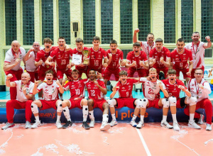 Reprezentacja Polski U18 w piłce siatkowej Mistrzami EEVZA